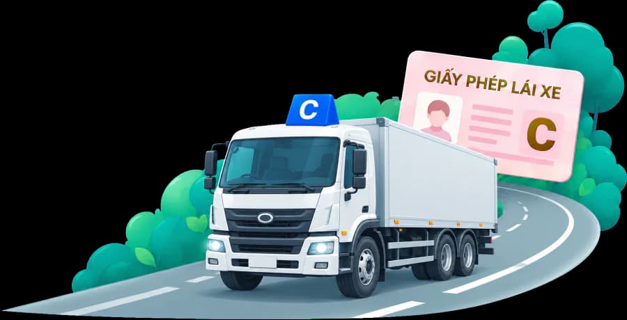 Xe tải hạng nặng và giấy phép lái xe hạng C