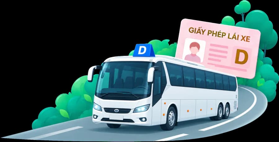 Xe khách cỡ lớn và giấy phép lái xe hạng D