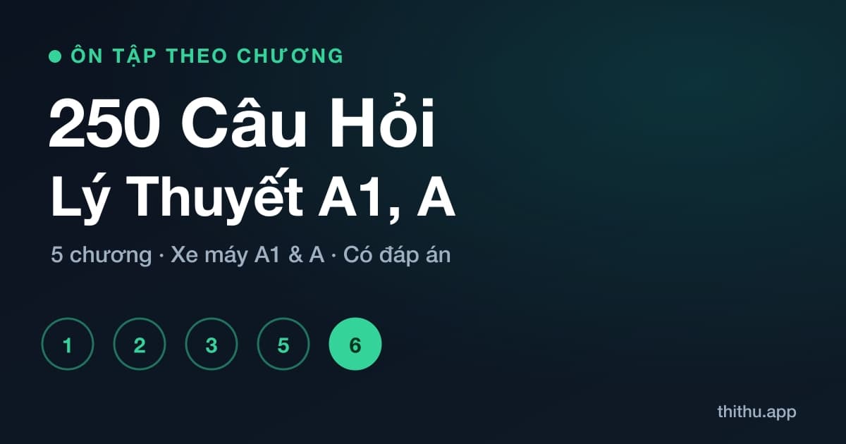115 Câu Chương 6: Giải Thế Sa Hình Và Xử Lý Tình Huống