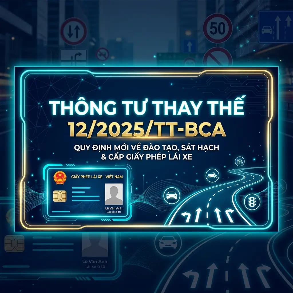 Thông Tư Sát Hạch, Cấp Giấy Phép Lái Xe Từ 01/07/2026 (File PDF)