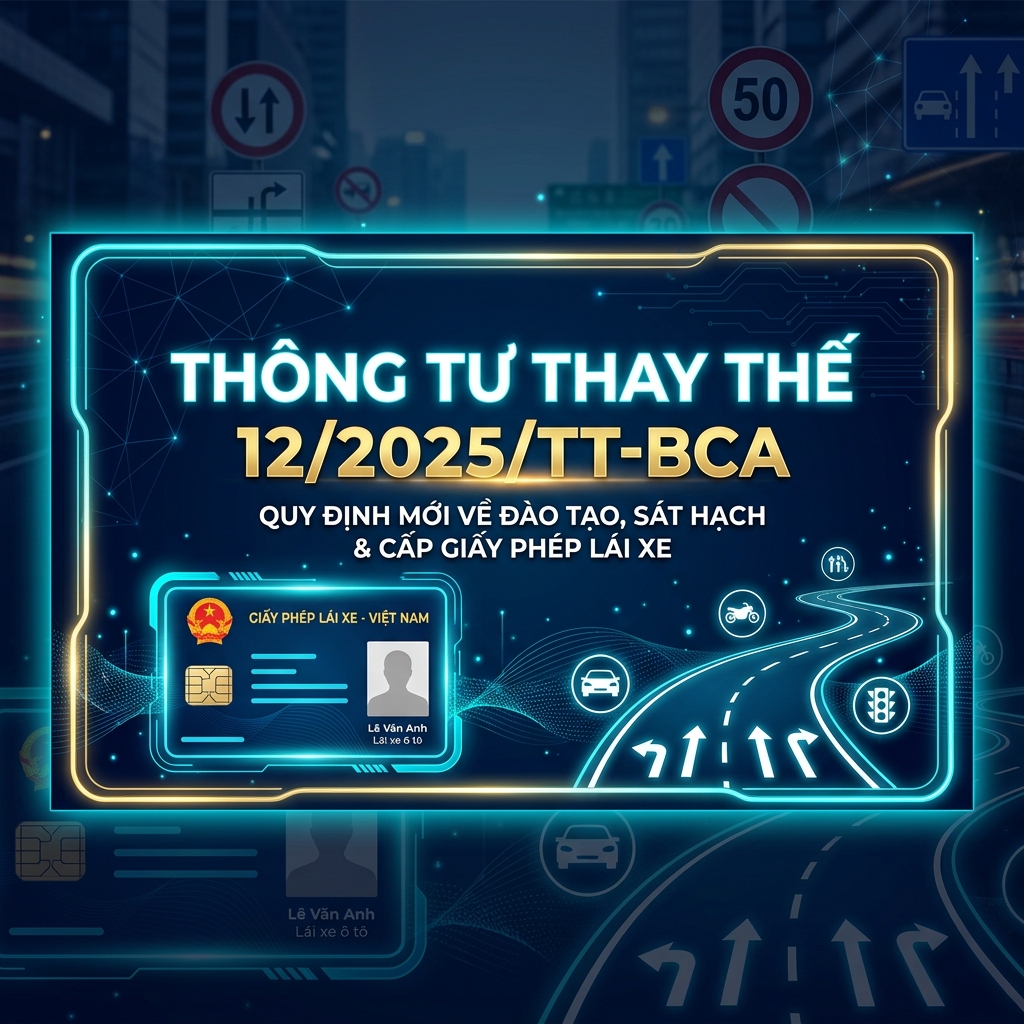 Thông Tư Sát Hạch, Cấp Giấy Phép Lái Xe Từ 01/07/2026 (File PDF)